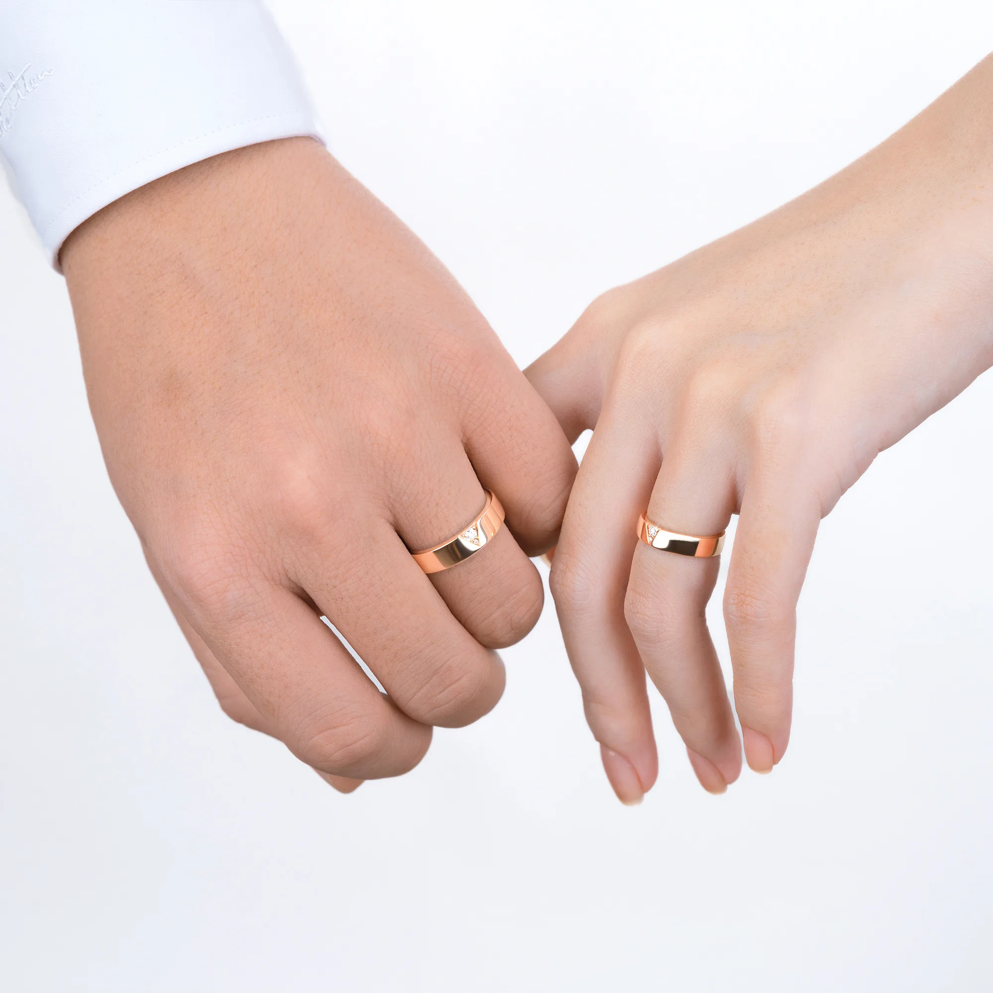 Modern Wedding Band Set NCC2003 6